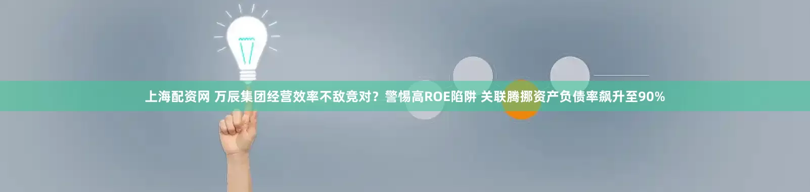 上海配资网 万辰集团经营效率不敌竞对？警惕高ROE陷阱 关联腾挪资产负债率飙升至90%